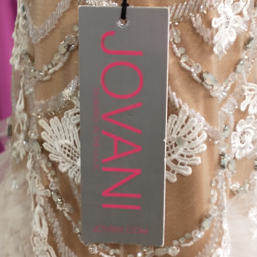 Jovani Plisse Ruffle Dress - Picture 8 of 9